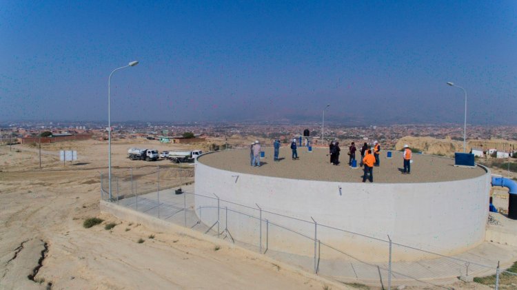 Cuatro megatanques de almacenamiento de agua entrarán en funcionamiento en Tarija
