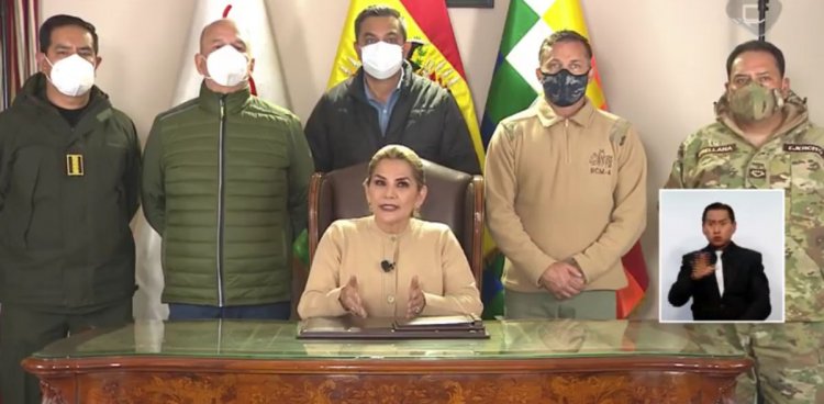 Áñez pide a población y partidos políticos esperar con paciencia los resultados de las elecciones