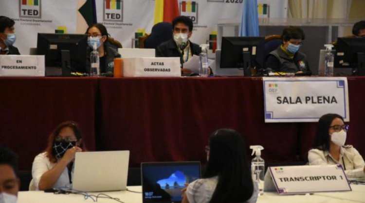 TED instala la Sala Plena y se pone tres días de meta para terminar el conteo