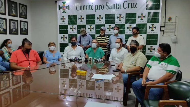 Cívicos cruceños denuncian irregularidades en las elecciones con acta de votación de 2019