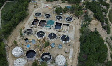 Anuncian el funcionamiento de la planta de tratamiento de aguas residuales de San Blas