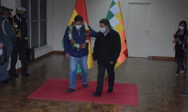 El presidente Luis Arce retorna y retoma el mando; dice estar mejor que nunca