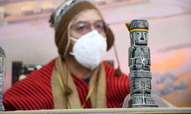 Arce presenta en Tiwanaku importante hallazgo arqueológico que evoca la riqueza ancestral