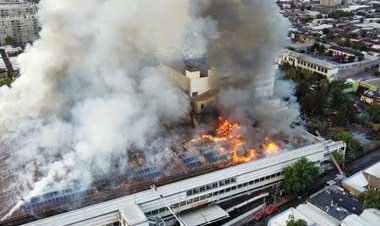Incendio en un hospital de Santiago de Chile obliga a evacuar a personal y pacientes