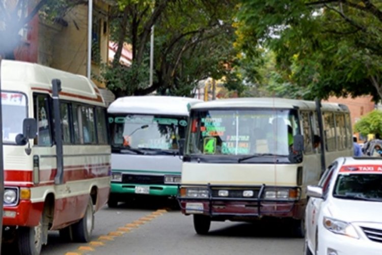 Transportistas en Tarija realizan compromisos para evitar encapsulamiento