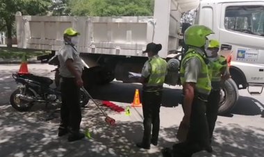 Volqueta del Municipio de Camargo involucrada en la muerte de una menor en Tarija