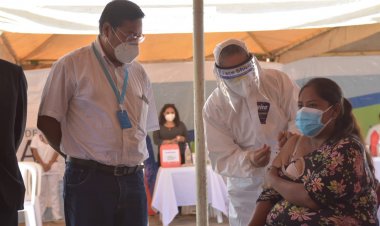 Comienza la vacunación masiva en Santa Cruz y el Presidente califica de histórico el acto