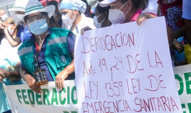 Médicos amenazan con mantener protestas, Arce ve ‘apetitos e intereses personales’ en el paro