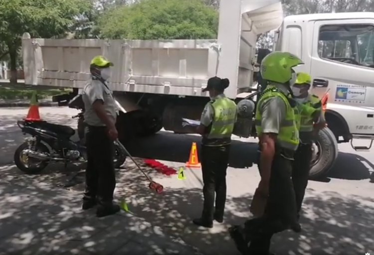 Volqueta del Municipio de Camargo involucrada en la muerte de una menor en Tarija