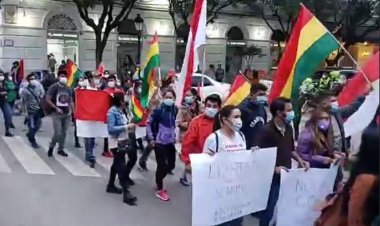 Marcha de Protesta en Tarija en rechazo a detenciones de opositores al Gobierno