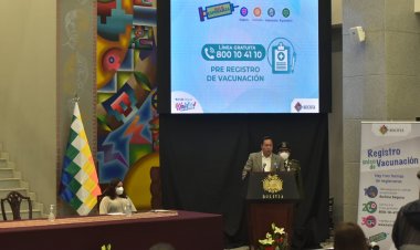 Arce lanza el prerregistro de vacunación COVID-19: app móvil, web y línea gratuita 800-10-4110