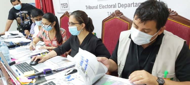 Finalizó el cómputo de actas de los municipios de Bermejo y Padcaya