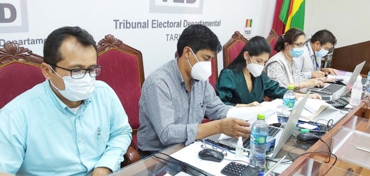 Concluye el cómputo de actas de la elección del Gobernador de Tarija
