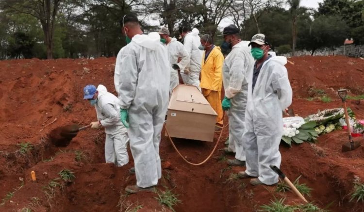 Récord de muertes por coronavirus en Brasil: 3.780 fallecidos en un solo día