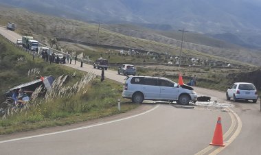 Un accidente en la ruta Tarija – Potosí  dejo varios heridos