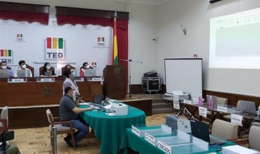 El TED Tarija describe en un simulacro los pasos del cómputo electoral