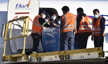 Bolivia recibe nuevo lote de 25.000 vacunas rusas contra el Covid-19