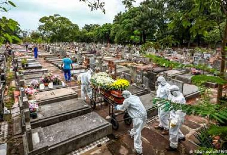 Brasil registra por primera vez más de 4.000 muertos por Covid en 24 horas