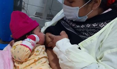 En Vallegrande nació una bebé de casi siete kilos