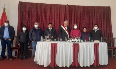 Eloy Moreno fue presentado oficialmente como Subgobernador de Padcaya