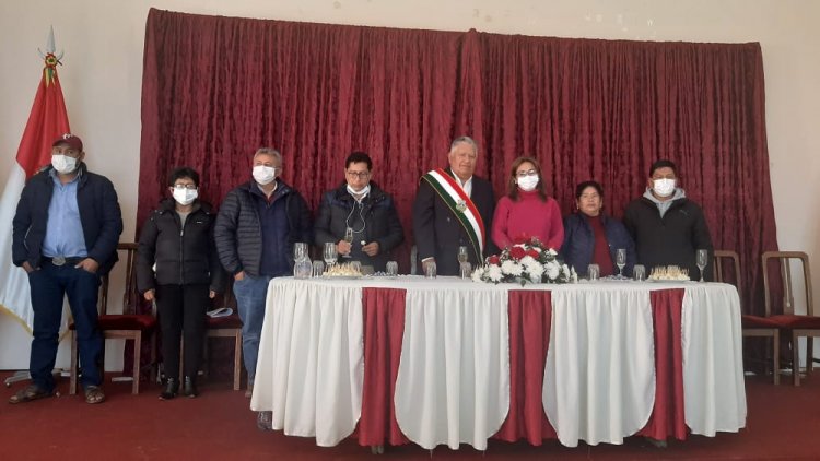Eloy Moreno fue presentado oficialmente como Subgobernador de Padcaya