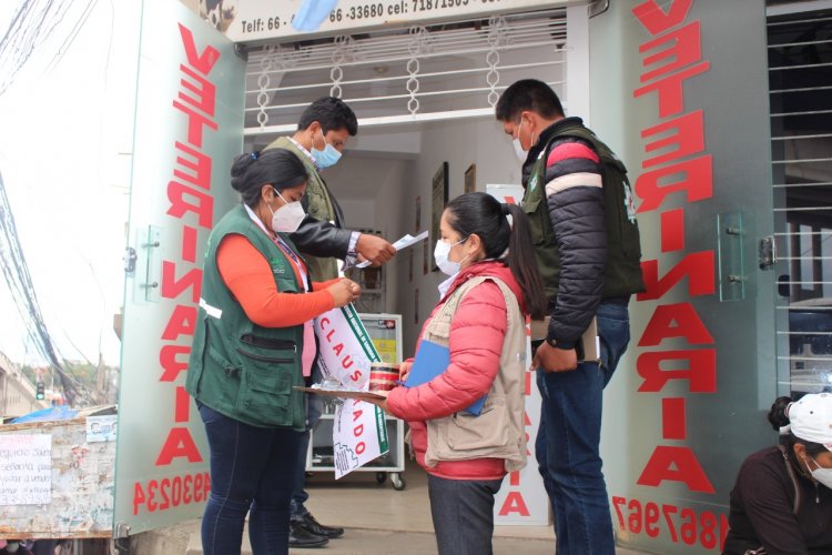 Tarija: Dos veterinarias fueron clausuradas por no presentar registro sanitario