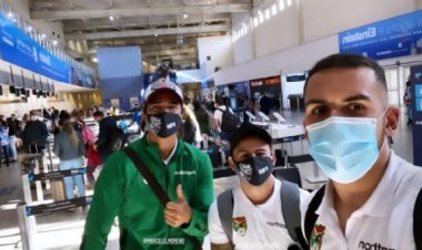 Martins, Vaca y Haquín viajan a Cuiabá luego de cumplir aislamiento por la Covid