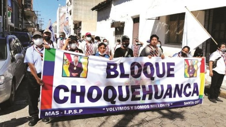 Desde el propio MAS emerge el llamado bloque Choquehuanca