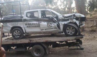 Se entrega el responsable de haber robado y embarrancado la patrulla policial