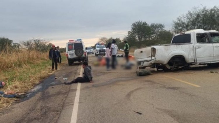Cuatro personas mueren en un accidente de tránsito en Santa Cruz