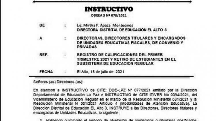 Maestros: Instruyen que no haya reprobados en primer trimestre
