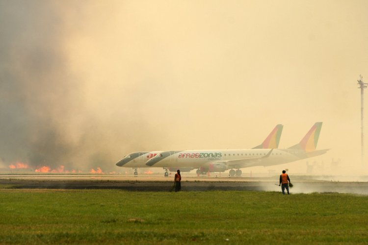 Incendio afectó a 1.700 hectáreas, dañó una turbina de BoA y obligó a derivar 25 vuelos