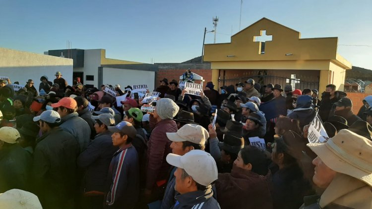 Enterraron a Rosalio Silvestre con el clamor de justicia