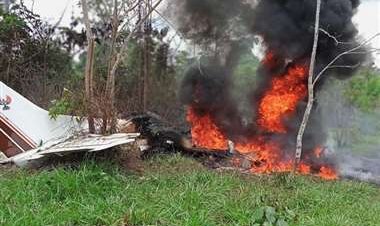 Policía confirma muerte de piloto y copiloto tras caída de avioneta en frontera con Perú