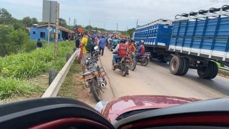 Persiste el bloqueo en la ruta hacia la Chiquitania por el saneamiento de tierras