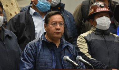 Arce anuncia la abrogación de la Ley 1386 después de seis días de paro