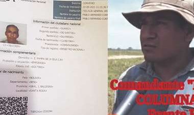 Liberan al ‘Comandante Dulfredo’, acusado de violentas tomas de tierras en Santa Cruz