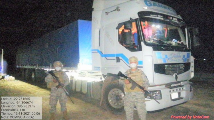 Incautan más de 200 sacos de Arroz y 630 sacos de Azúcar, en Bermejo