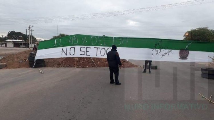 NICIO DE BLOQUEÓ DEL COMITÉ CÍVICO Y ORGANIZACIONES SOCIALES DE VILLA MONTES EN DEFENSA DE 45 POR CIENTO REGALÍAS