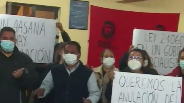Extrabajadores instalan piquetes de huelga para exigir reactivación de Aasana
