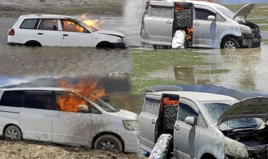 Militares incineran tres vehículos y decomisan otros cinco junto a mercadería de contrabando