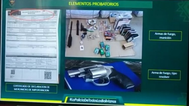 Policía secuestra cargamento de armas de fuego que provenían de EEUU