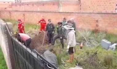 Allanan otra casa vinculada a Choque y hallan los supuestos restos de un hombre