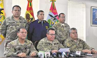 Militares dicen que su único error fue obedecer a Kaliman en la crisis de 2019