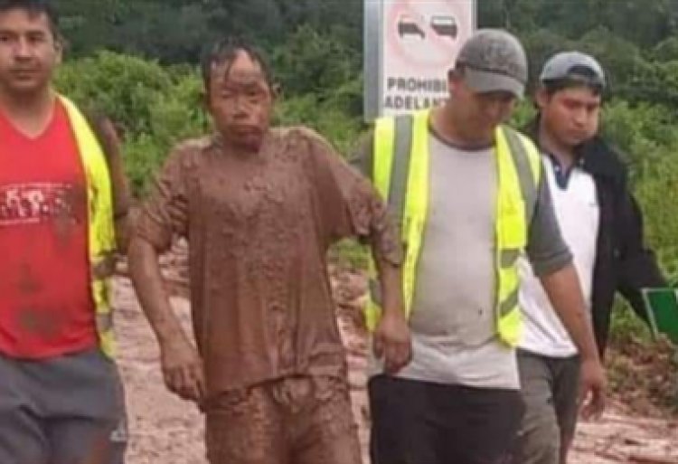 Hallan vivo a un hombre que estuvo desaparecido más de dos días producto de un derrumbe en Lagunitas (Tarija)
