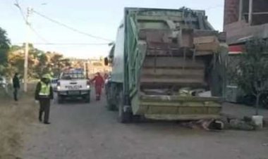 Una persona perdió la vida tras ser atropellado por un camión de basura