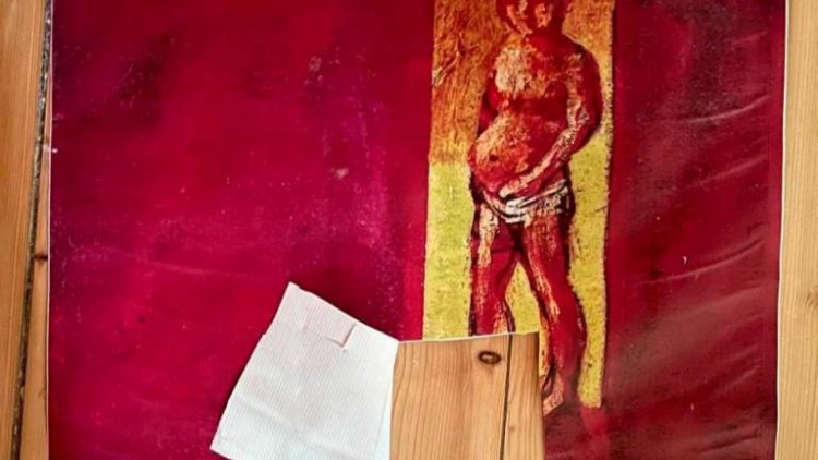Indignación por el destrozo de cuadros de la artista Stih; la Felcn pide informes