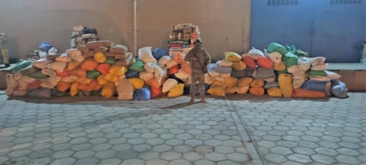 Decomisan productos de contrabando trasladados en buses del Paraguay y la Argentina