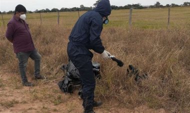 Hallan un cadáver en Paraguay con un papel que tiene escrito el nombre de José Dorado