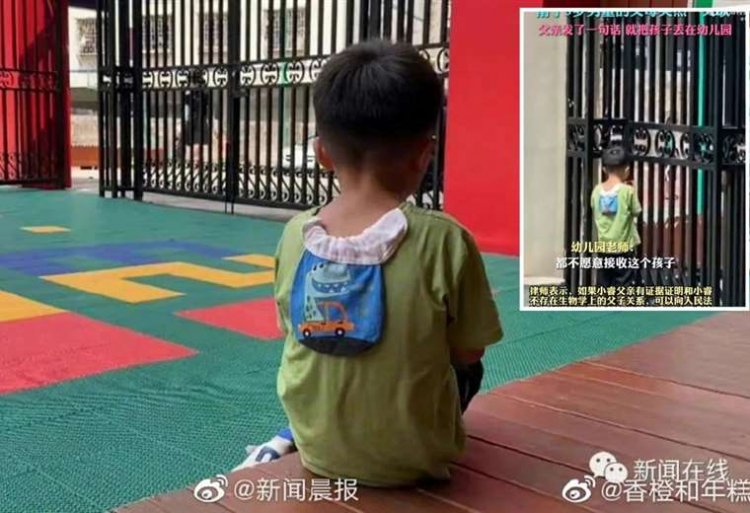 Hombre abandona a su hijo de 5 años en la escuela tras descubrir que no es su padre biológico